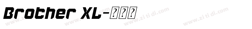 Brother XL字体转换